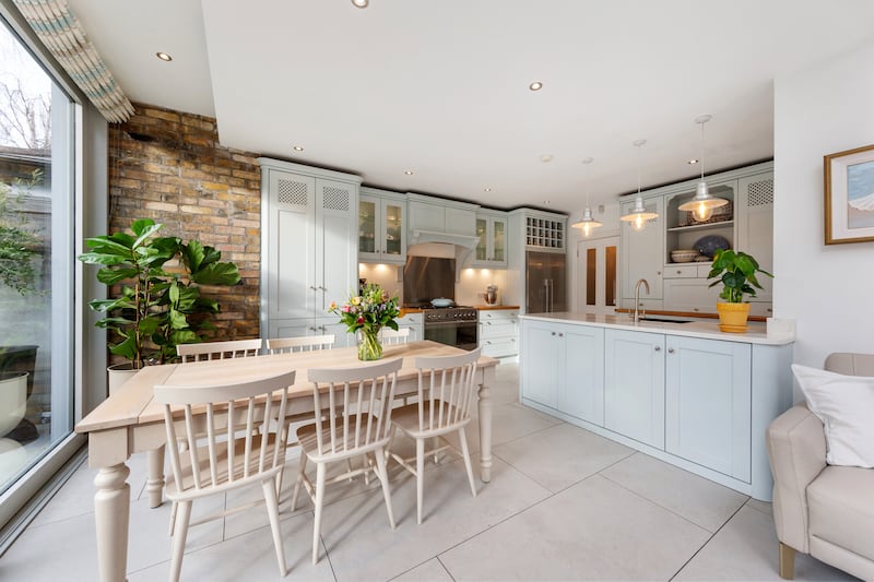 Dining area in the extension