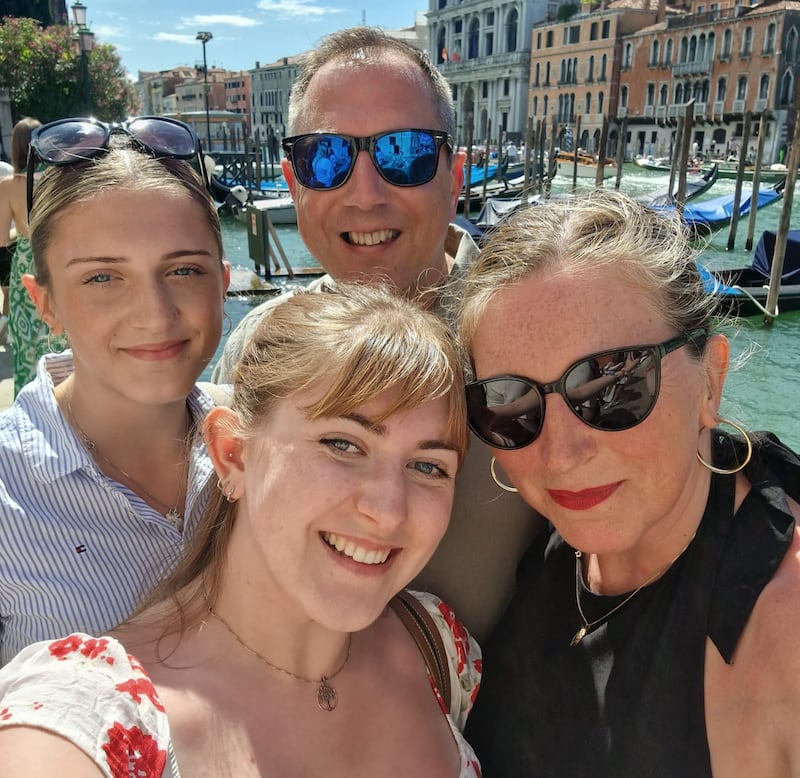 Family handout photo issued by the Meningitis Research Foundation of the Kenny Family (left to right) Juliette, Michael, Rebecca and Florence. Juliette Kenny died, following an outbreak of meningitis, on Saturday 14th, March. Photograph: Meningitis Research Foundation/PA Wire