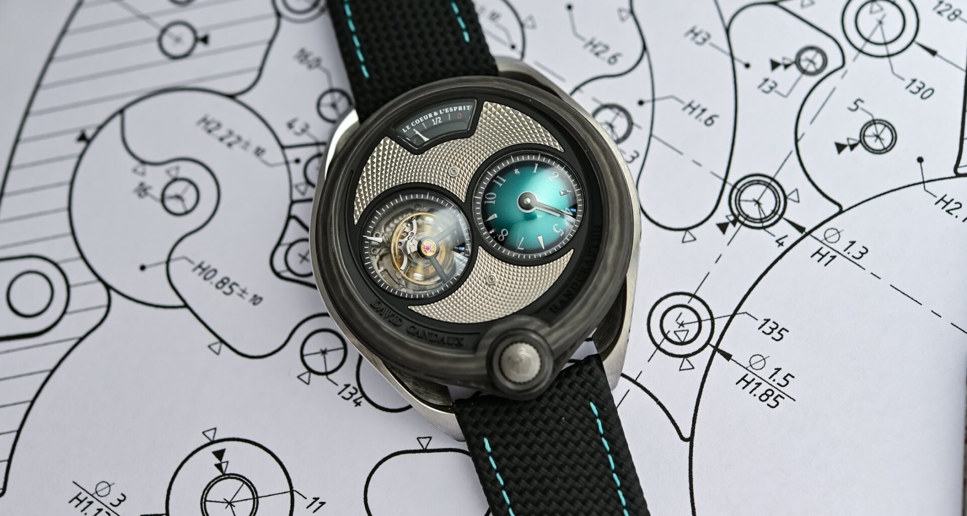 The David Candaux DC6 Night Forest, In Carbon and Titanium