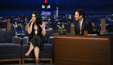 Demi Lovato Chats, Performs, Plays Game On "Tonight Show Starring Jimmy Fallon"