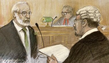 Gerry Adams ‘pushed’ IRA into attacks in England, UK court told – The Irish Times