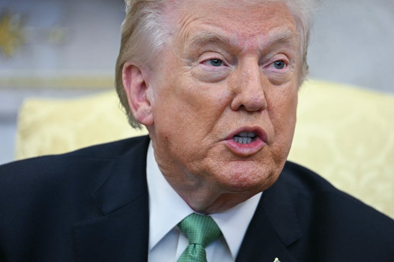 Trump said the US doesn’t need “any help” from its Nato allies in relation to Iran. Photograph: Jim Watson/AFP via Getty Images
