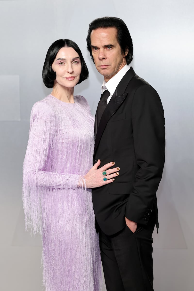 Susie and Nick Cave in Los Angeles, California, earlier this month. Photograph: Neilson Barnard/Getty Images