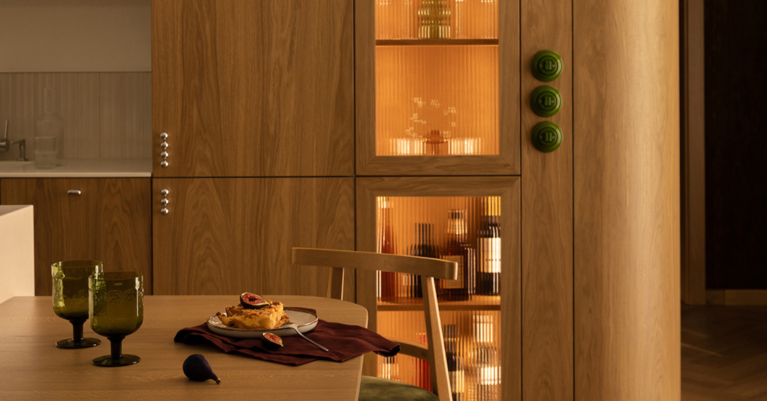 This Wood-Clad Warsaw Apartment Fits Six Zones Into Just 678 Square Feet