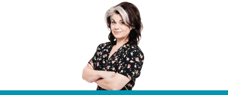 Writer Caitlin Moran. Photograph: 
Alex Lake/PA Photo