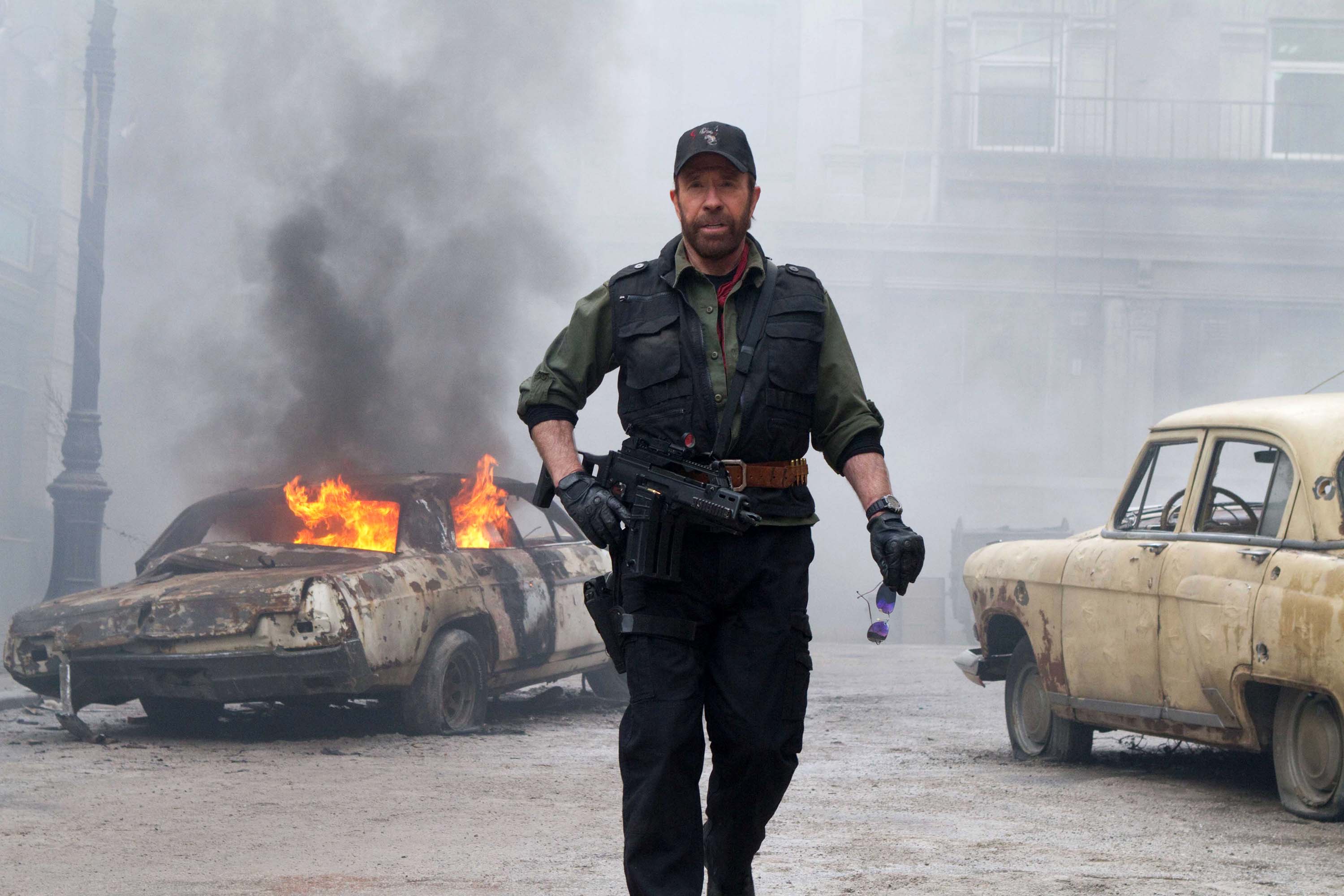 Chuck Norris in ‘The Expendables 2’
