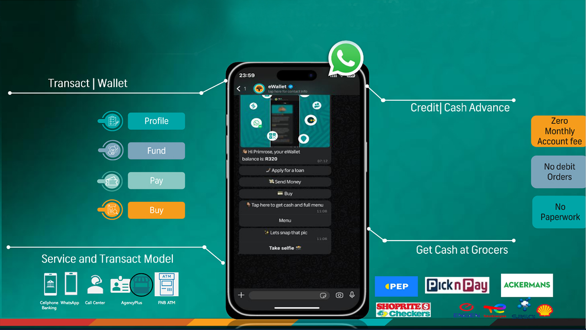 FNB rejigs eWallet with WhatsApp integration