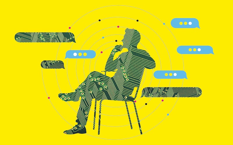 Using AI for therapy. Illustration: iStock/Cathal O'Gara