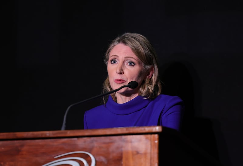 Caoilfhionn Gallagher KC, a 1999 winner, returns to chair The Irish Times debate in 2026. Photograph: Alan Betson