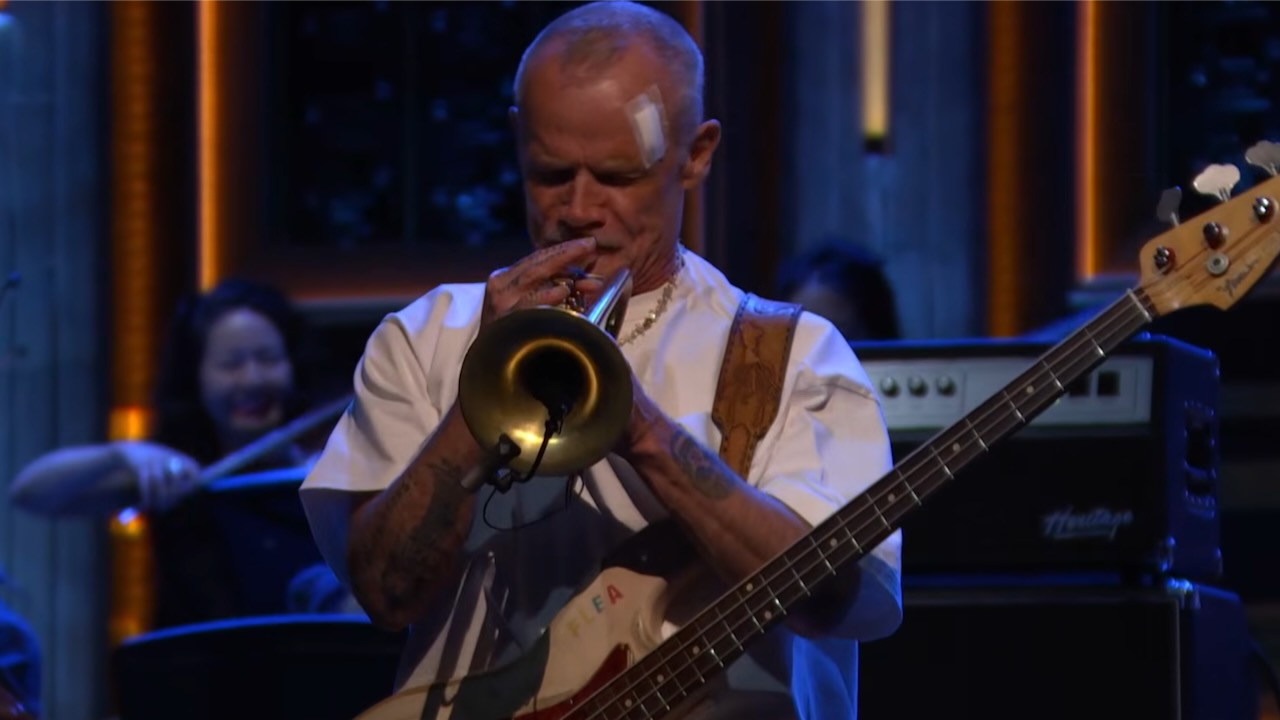 Flea Covers Frank Ocean's "Thinkin Bout You" on Fallon: Watch