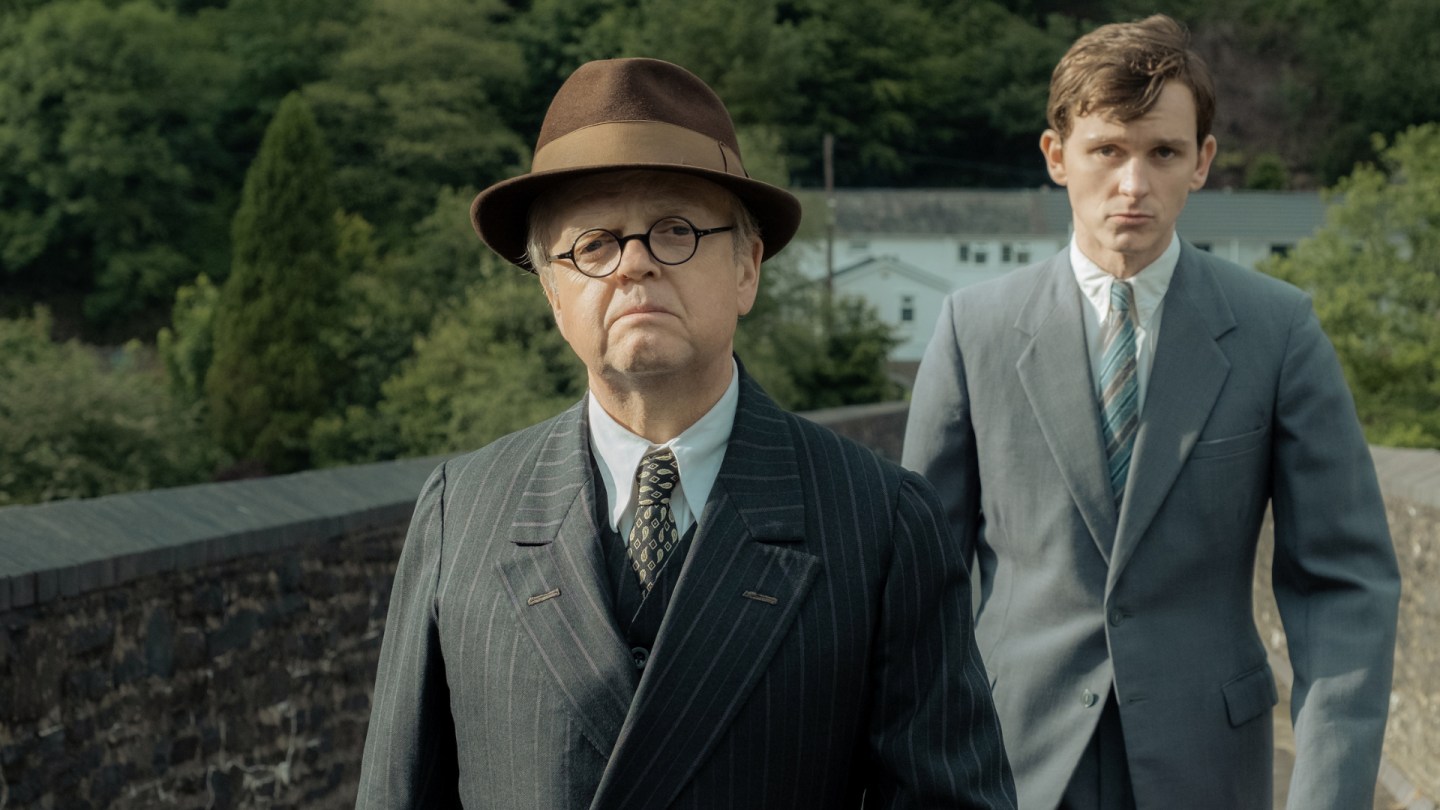 Harry Lawtey, Toby Jones in Richard Burton Biopic