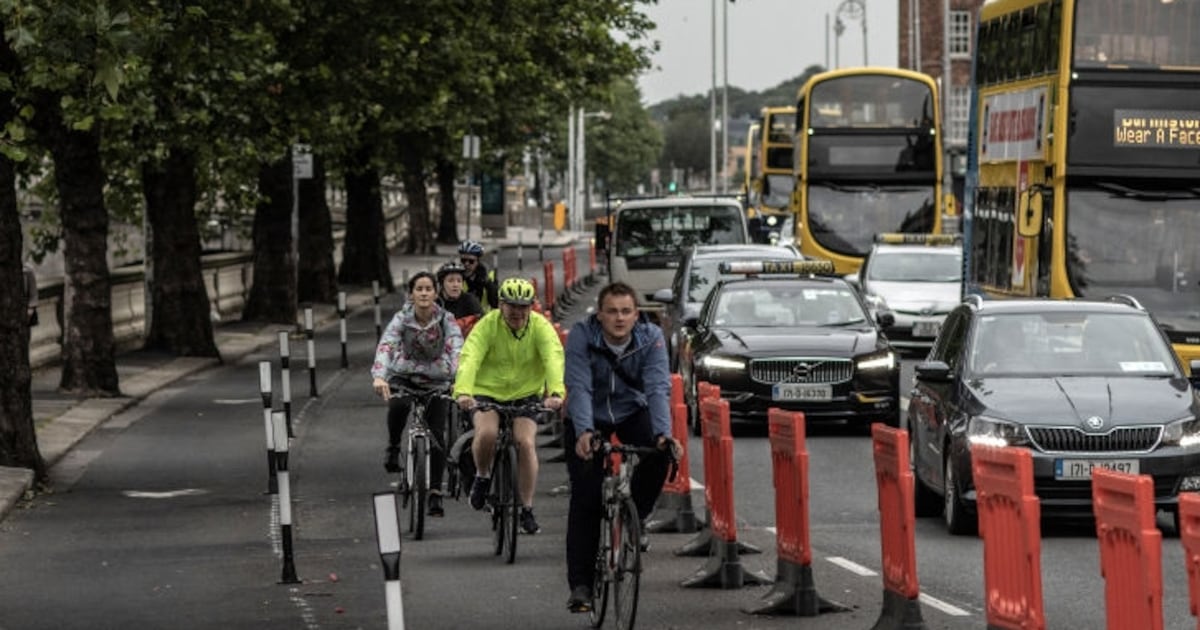 Cycling in Dublin for commuting rises 50% as most residents back more bike lanes – The Irish Times