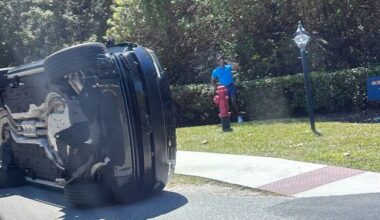 Tiger Woods taken to jail and charged with driving under the influence after rollover car crash in Florida