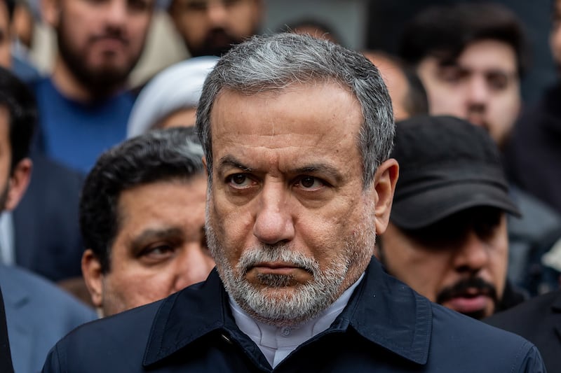 Abbas Araghchi, Iran’s foreign minister, said the US and Israel have failed in their goal for a regime change. Photograph: Arash Khamooshi/The New York Times
                      