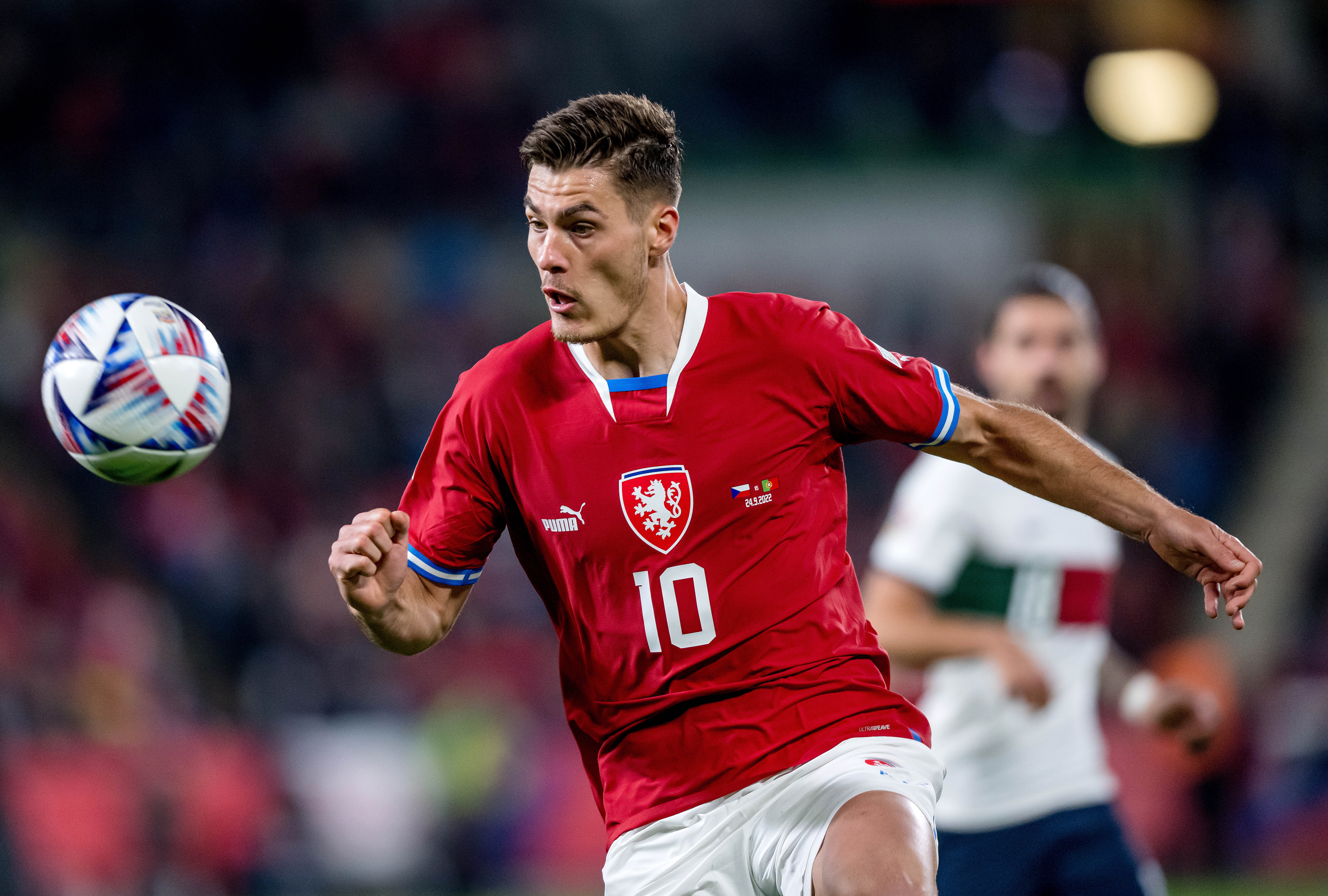 Patrik Schick is set to lead the line for the Czech Republic