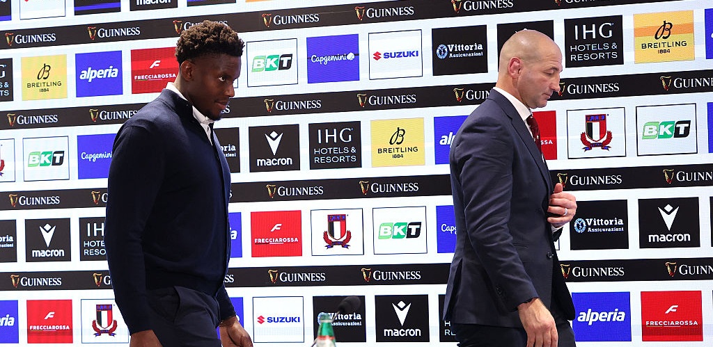 Steve Borthwick and England team