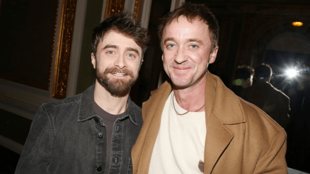 'Harry Potter' stars Daniel Radcliffe, Tom Felton reunite on Broadway