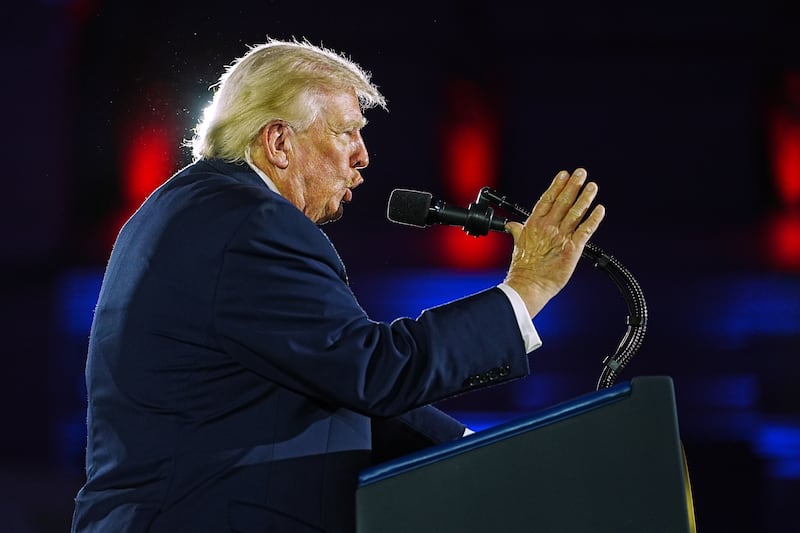 US resident Donald Trump said Iranian negotiators were “begging” for ​a deal. Photograph: Julia Demaree Nikhinson/AP