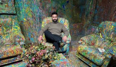 the Israeli artist behind the internet’s most colorful home