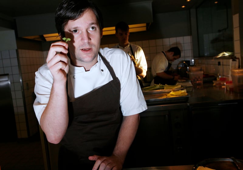 René Redzepi at Noma in Copenhagen in 2008. Photograph: John McConnico/The New York Times