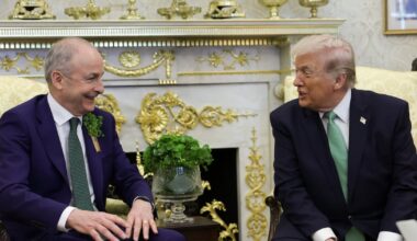 Trump takes aim at Nato, Europe and Starmer in meeting with Micheál Martin – The Irish Times