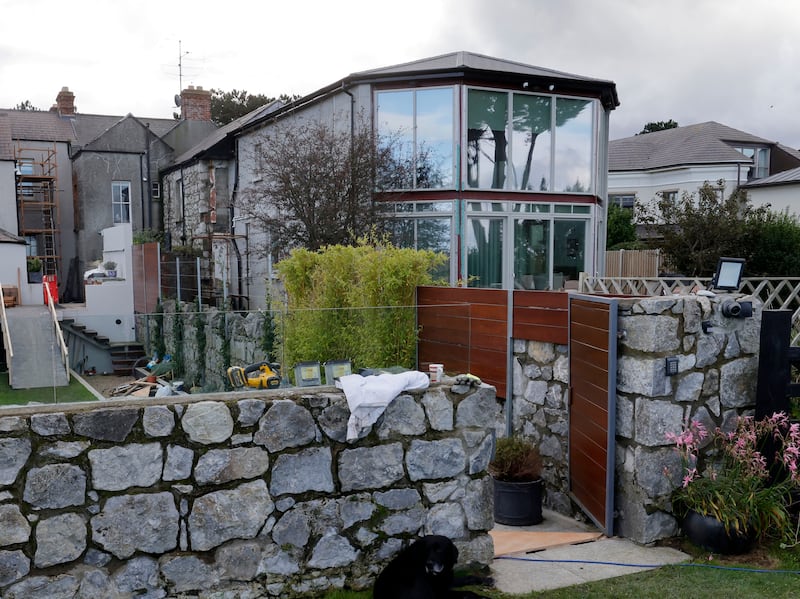 Fingal County Council issued an enforcement order seeking removal of the glass-fronted double extension in 2020. Photograph: Alan Betson