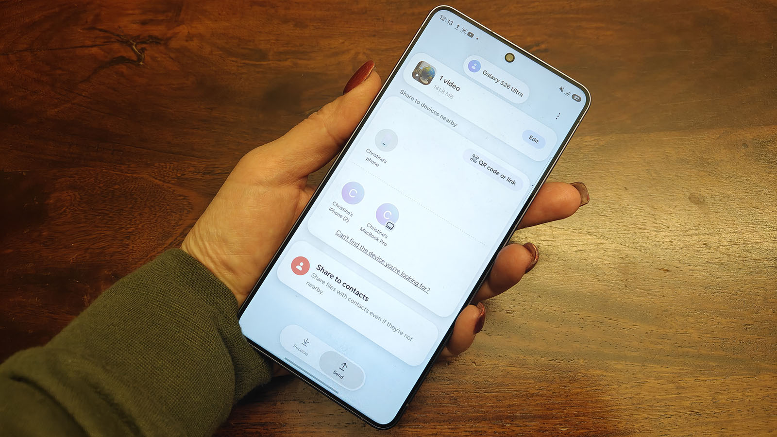Samsung Galaxy S26 series AirDrop