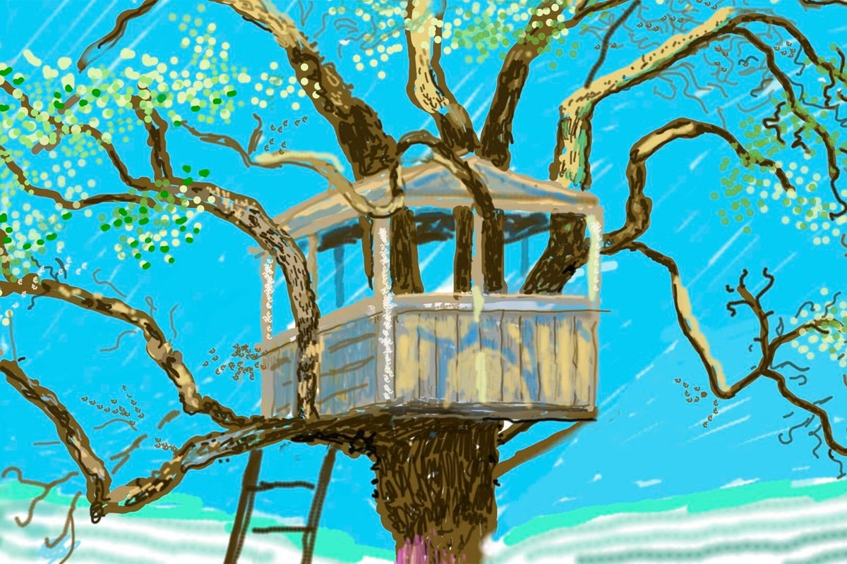 David Hockney, review – Serpentine show offers a message of hope in a desperate world