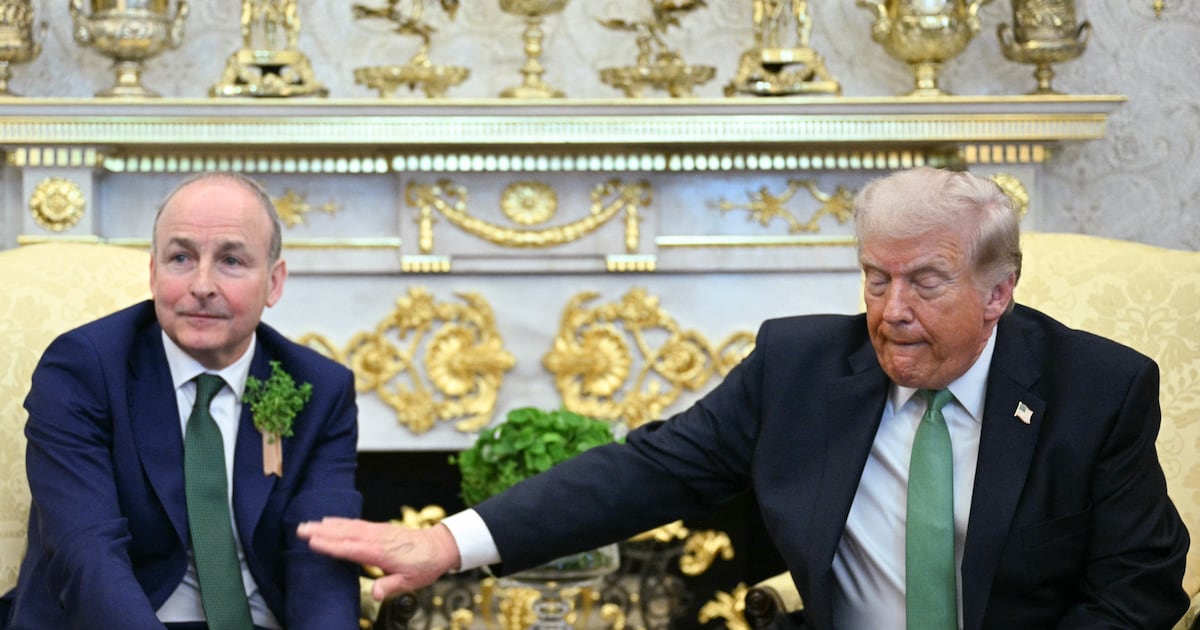 In the big house on Pennsylvania Avenue, it was the Potus Plámáser’s turn in the bully seat once more – The Irish Times