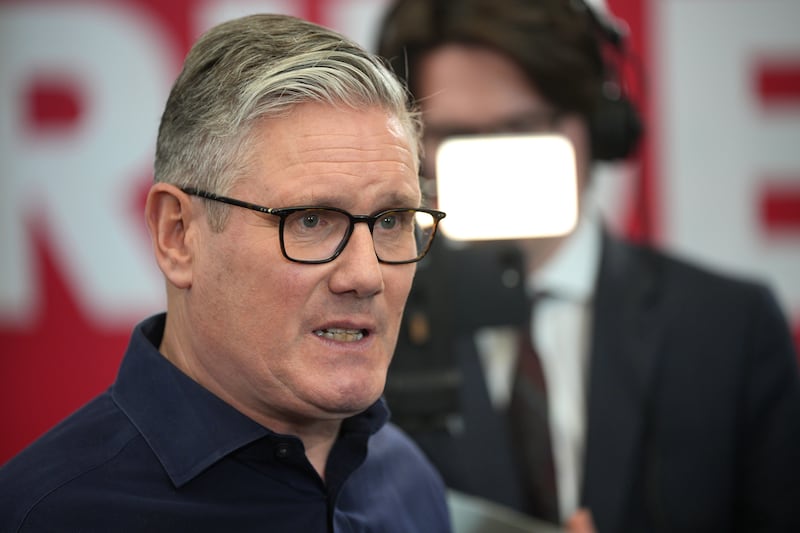 Prime minister Keir Starmer speaks to media after speaking at the launch of Labour's local election campaign in the West Midlands at City College on March 30th, 2026 in Wolverhampton, United Kingdom. Photograph: Christopher Furlong/Getty Images