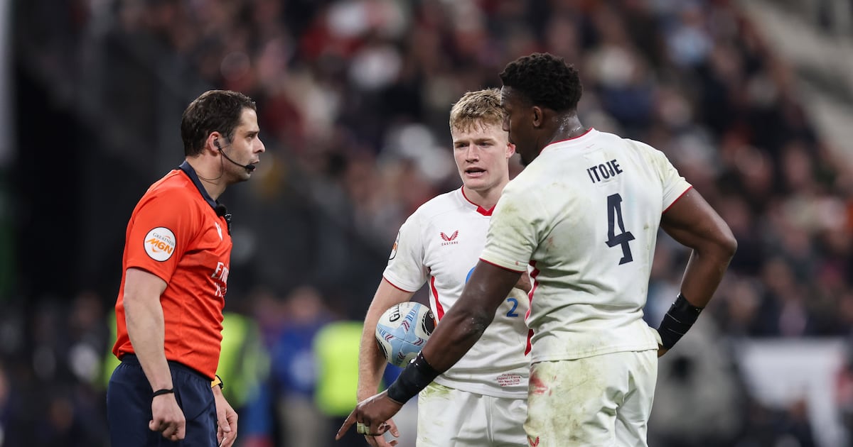 England right to feel aggrieved by France’s penalty try – The Irish Times