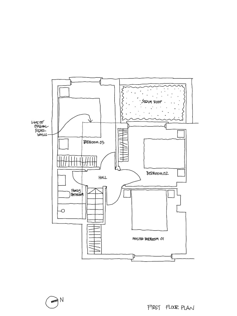 Plan for the first floor