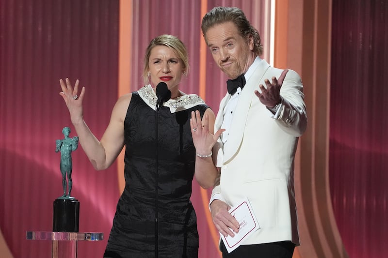 Claire Danes, left, and Damian Lewis (Chris Pizzello/AP)