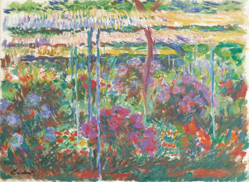 Peonies painting by Claude Monet
