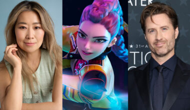 Maggie Kang, Kpop Demon Hunters still and Chris Appelhans