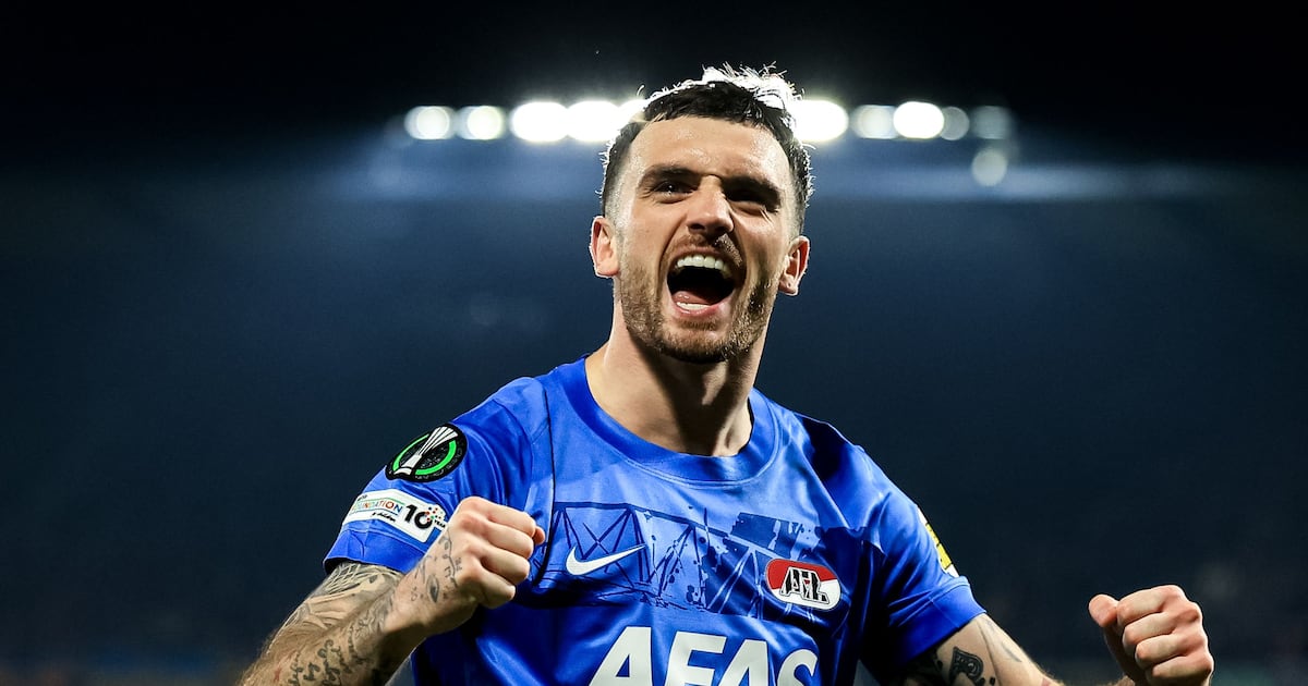 Troy Parrott on the scoresheet for AZ Alkmaar in Prague – The Irish Times