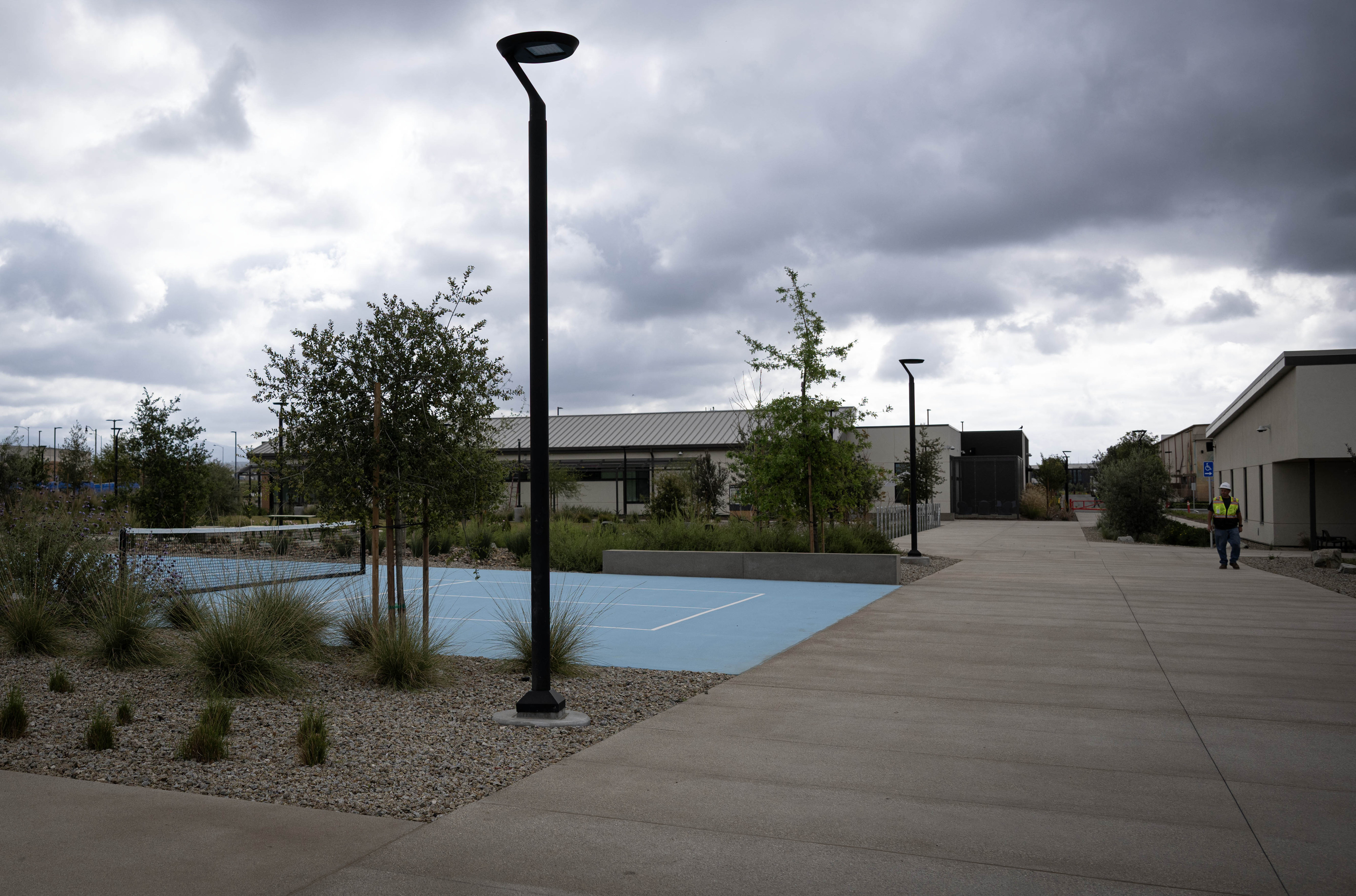 The garden area of the new Be Well OC Irvine...