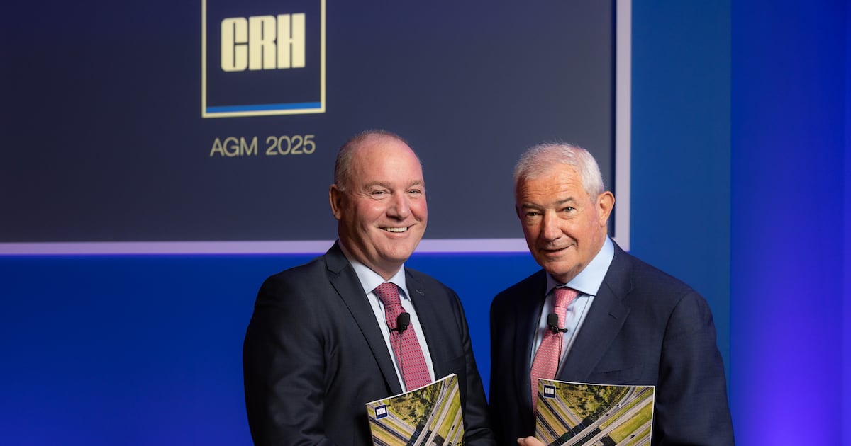 CRH chief Jim Mintern’s remuneration hits $17.8m in first year at helm – The Irish Times