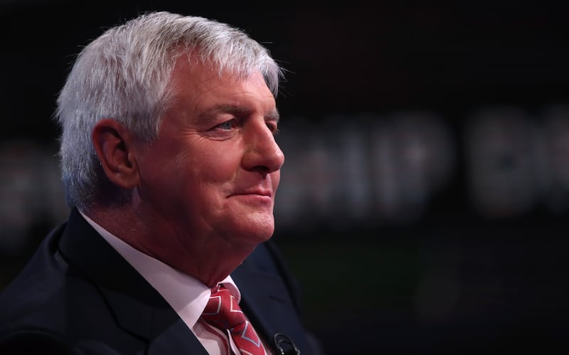 The death has taken place of Michael Lyster, for so long the face of Gaelic games on RTÉ. Photograph: James Crombie/Inpho