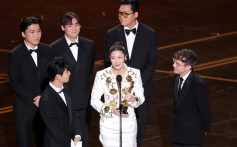 Park Hong Jun, Yuhan, Hee Dong Nam, Ejae, 24 and Mark Sonnenblick at the 98th Annual Oscars held at Dolby Theatre on March 15, 2026, in Hollywood.
