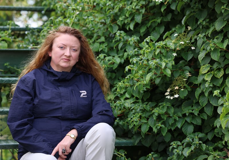 Author Claire Keegan at the Tyrone Guthrie Centre in Co Monaghan. Photograph: Dara Mac Dónaill