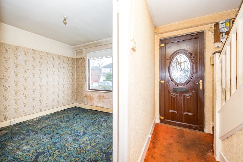 Hallway and front room