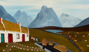 Painting by late ‘King of Tory’ expected to fetch over €1k
