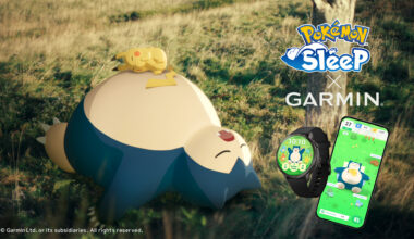 Pokemon Sleep Garmin Collaboration Key Visual