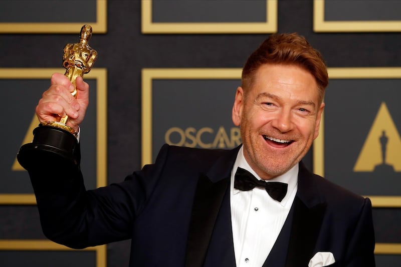 Kenneth Branagh, winner of the Academy Award for Best Original Screenplay for Belfast in 2022. Photograph: David Swanson/EPA