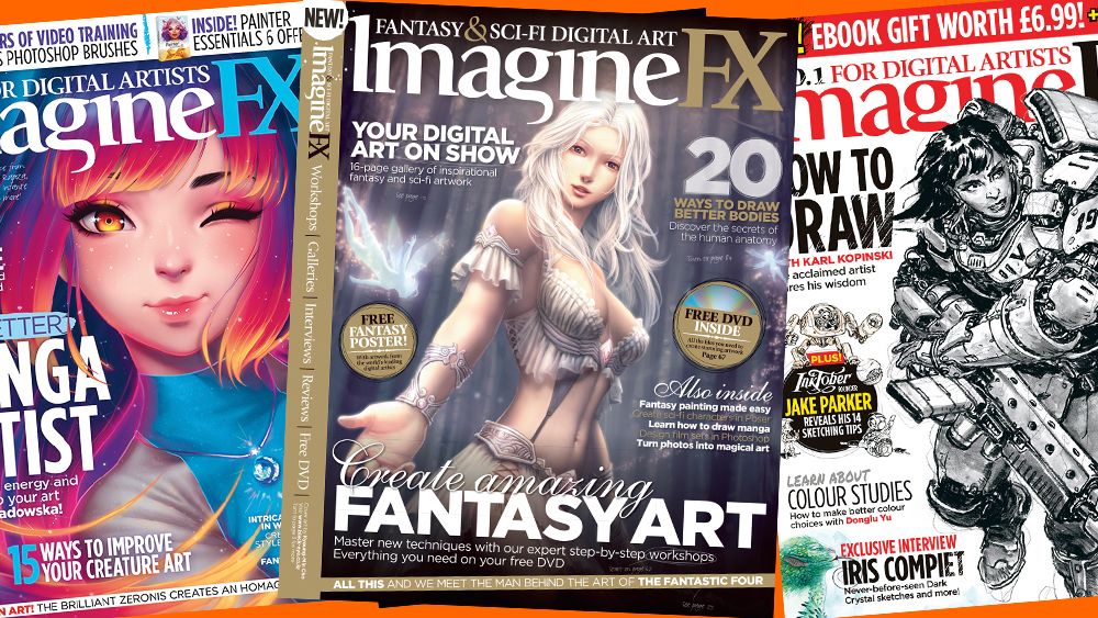 ImagineFX magazine covers