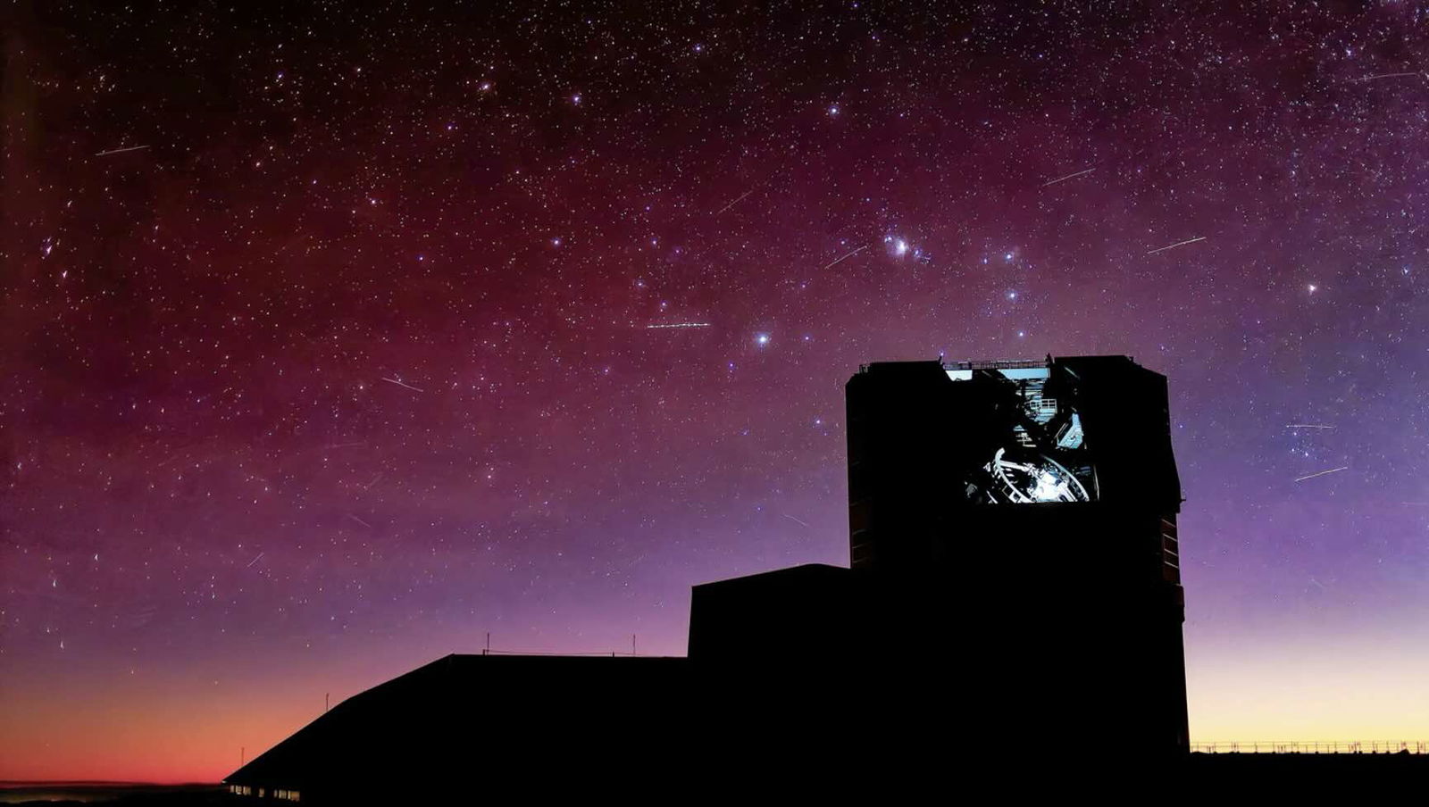 satellite mirrors twilight Rubin Observatory