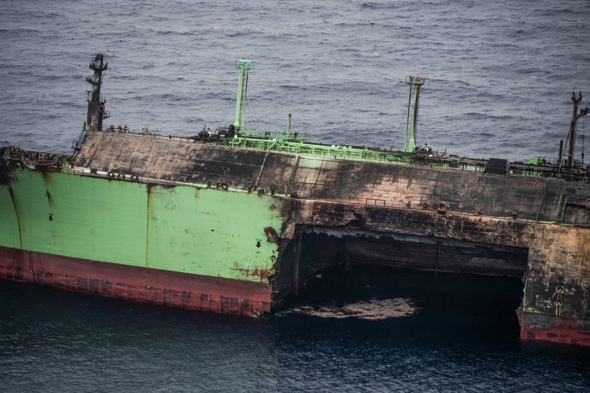 Abandoned Russian tanker could explode in Mediterranean at any time and cause ‘ecological disaster’, says EU