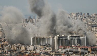 US says it struck Iranian drone carrier at sea; Israel launches intense strikes on Beirut and Tehran – The Irish Times