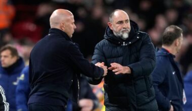 ‘To put in a performance like that’ – Jamie Carragher questions Arne Slot future after Tottenham draw at Liverpool